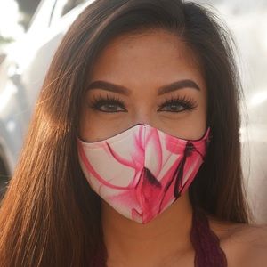 Handmade Neon Pink Face Mask